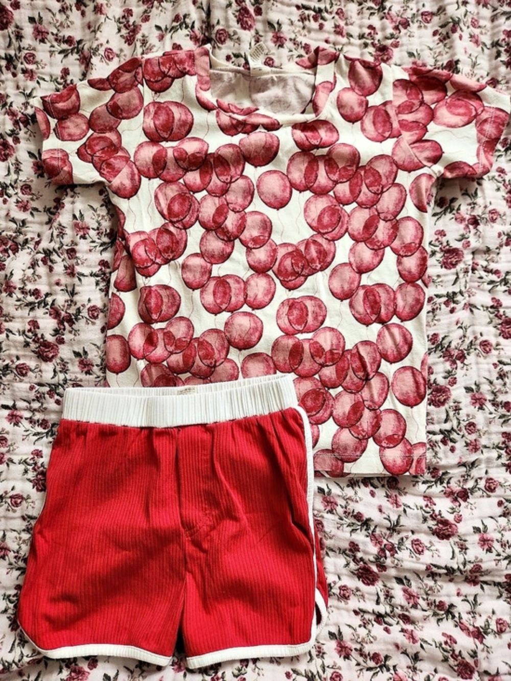 kate quinn 7Y Red Balloon 🎈 Matching Set